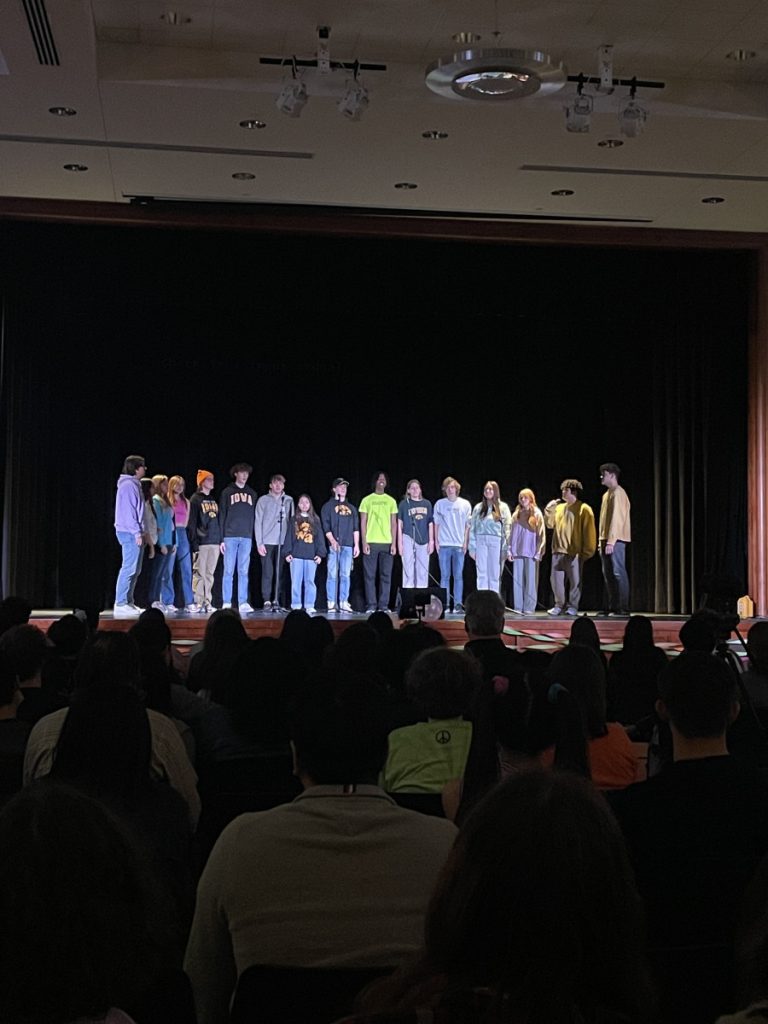 A photo of one of the groups performing at the OASIS Multicultural Showcase.