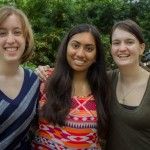Three of my awesome college friends! I don't know if I could have survived this year without them!