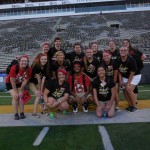 Red Squad on Kinnick Field(minus a couple leaders)