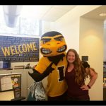 Picture with Herky for Homecoming!