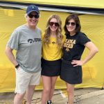 My family in black and gold Hawkeye gear